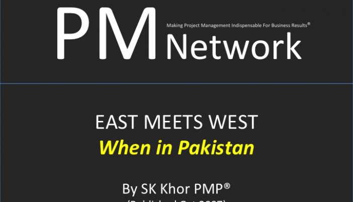 PMI PM Network (Oct 2007): When in Pakistan