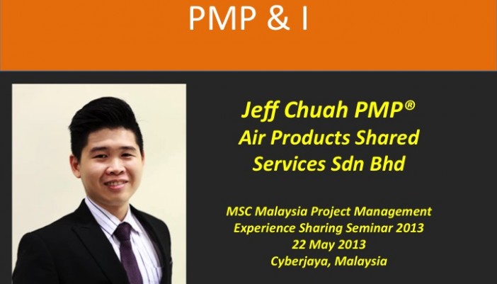 PMP & I – Jeff Chuah PMP @Air Products Shared Services